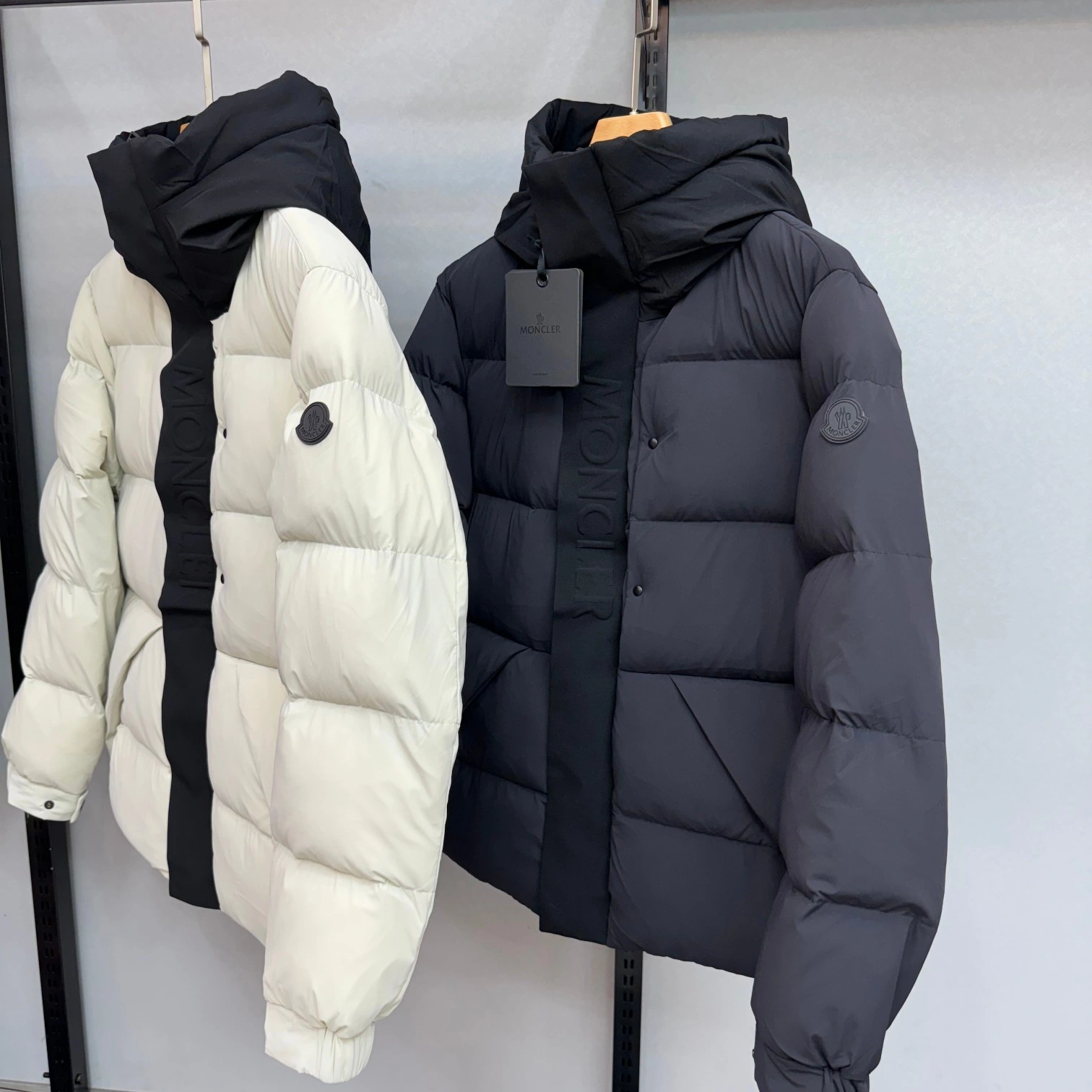 wg.luxury- 7o9385r Down jacket nylon white duck down 2colour item:E-F125H2254-2
